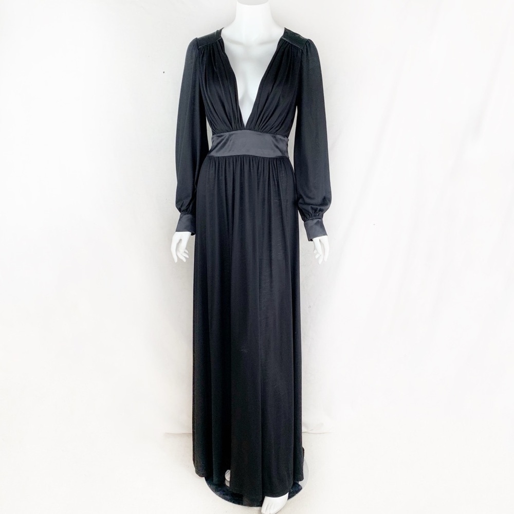 𝅺bnwt-anthropologie Elegant Sexy sleeves Maxi Dress